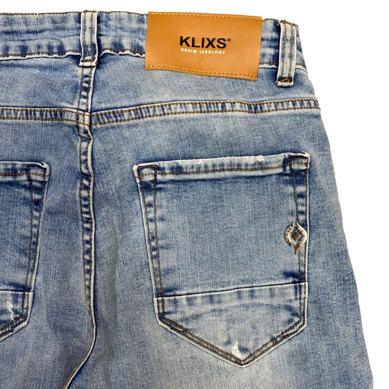 Klixs pantalone jeans da uomo Mike 01154LJ blu chiaro