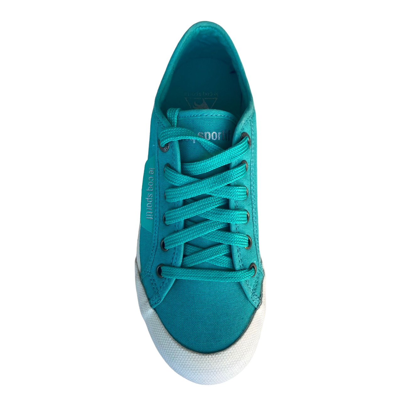 Le Coq Sportif scarpa sneakers in tela da donna Deauville Plus 1411203 verde