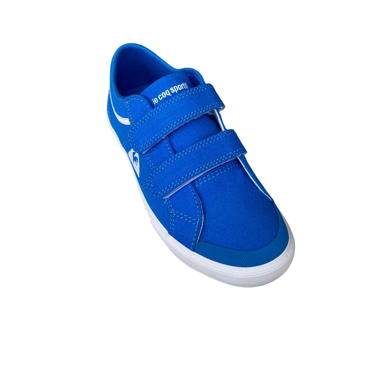 Le Coq Sportif scarpa da bambino in tela con lo strappo Saint Gaetan 1710122 azzurro
