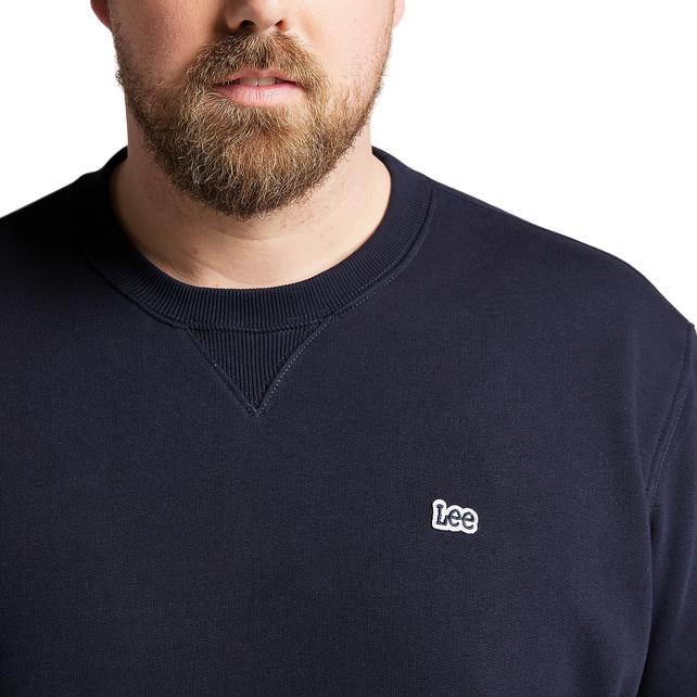 Lee Crewneck sweatshirt PLain Crew Sweatshirt L81ITJMA midnight blue