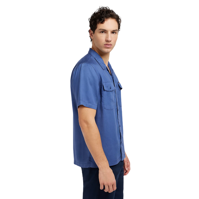 Lee camicia da uomo manica corta Chetopa 112349046 blu