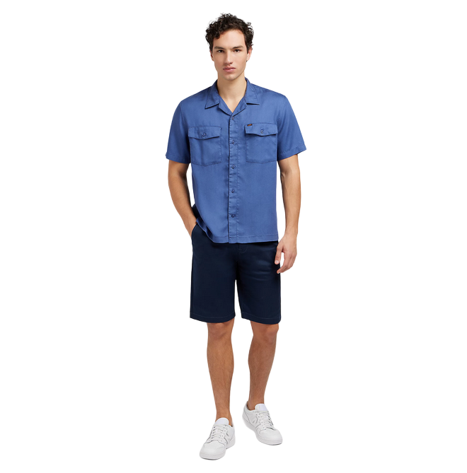Lee camicia da uomo manica corta Chetopa 112349046 blu