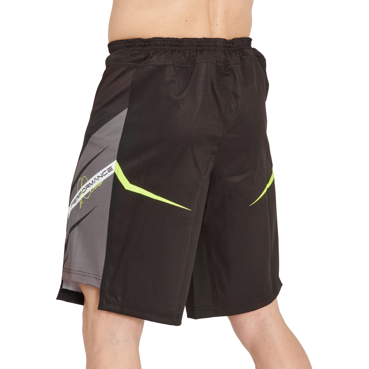 Leone Pantaloncino da MMA Revo AB957F nero-fluo