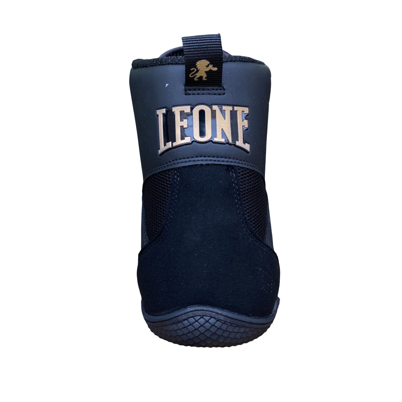 Leone Stivaletti Boxe Premium CL110 Nero: Massima Stabilità e Stile sul Ring tallone