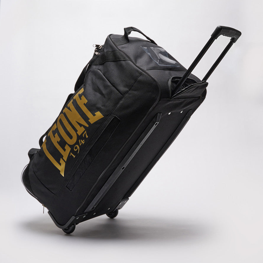 Leone borsone trolley DNA da 90 litri AC977 nero-oro