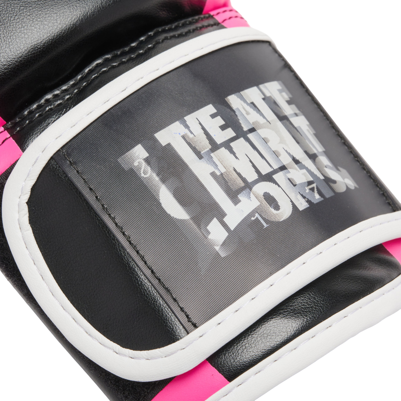 Leone women's boxing glove with WACS logo GN333 fuchsia
