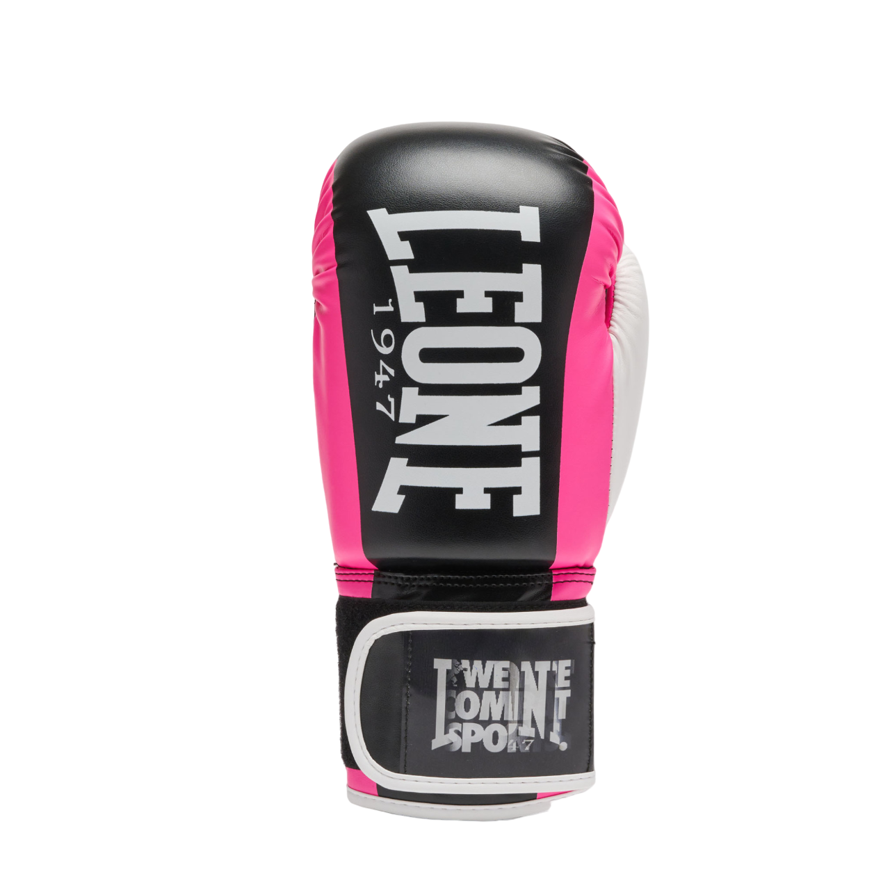 Leone women's boxing glove with WACS logo GN333 fuchsia
