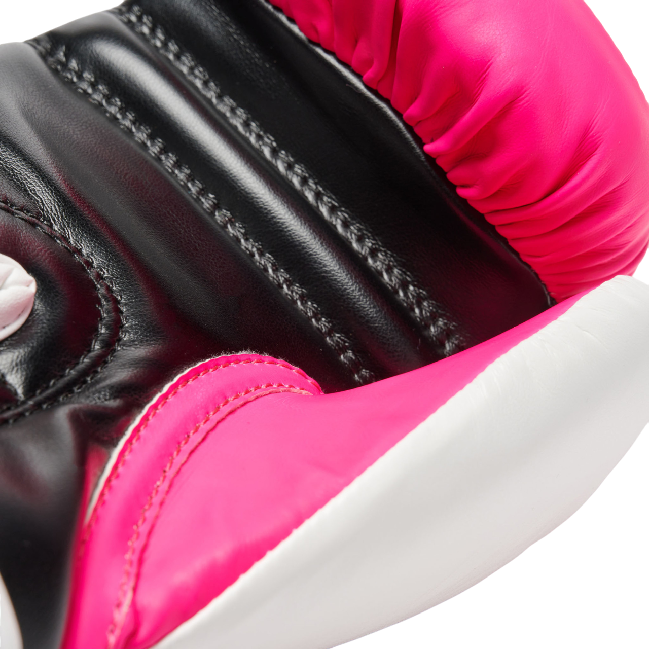 Leone women's boxing glove with WACS logo GN333 fuchsia