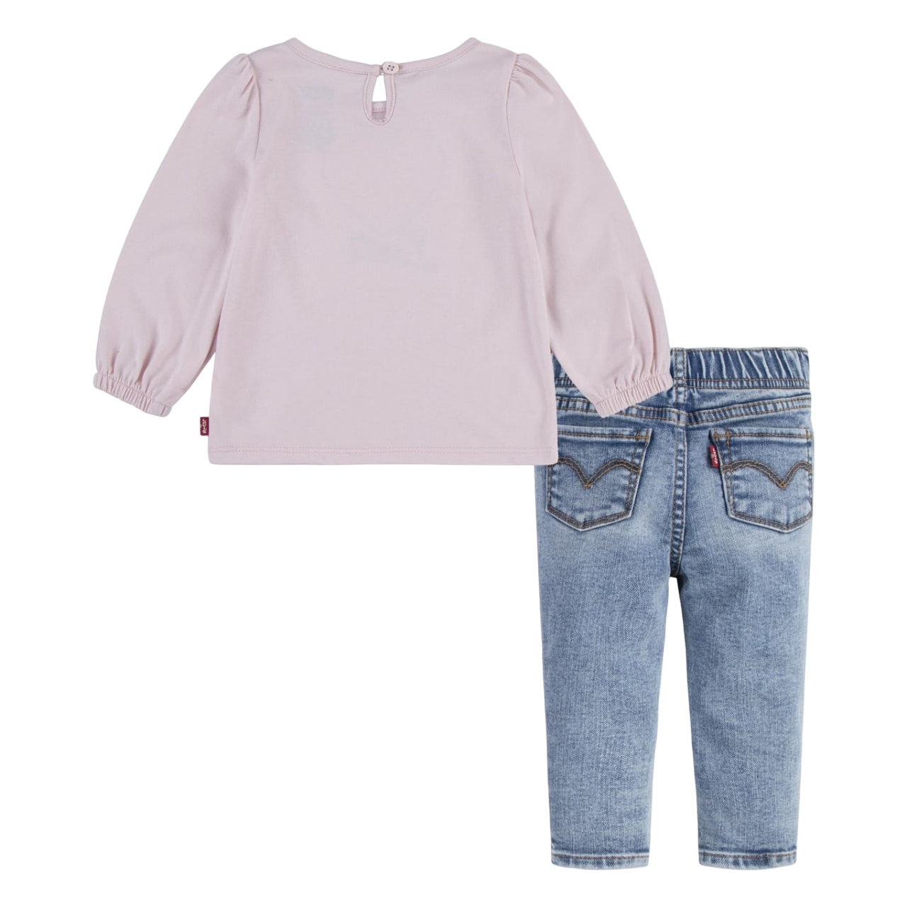 Levi's Kids completo da bimba maglietta e pantalone 1EL502-AHR loto