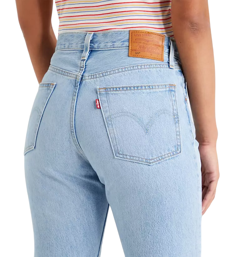 Levi's women's jeans trousers Cropped 501 Original 362000124 light blue