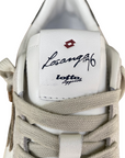 Sneakers Lotto Leggenda Losanga '76 Crack 221893 1PL bianco-nero da uomo, vista salpa linguetta