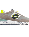 Lotto Leggenda scarpa sneakers da uomo Tokyo Ginza PRT 222656 DCM grigio-nero-verde acacia