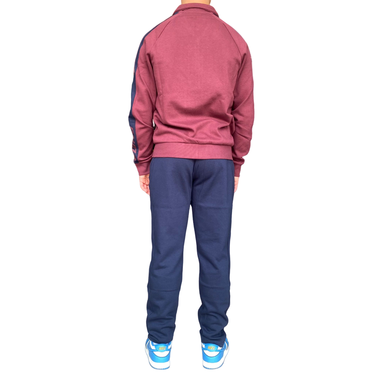 Lotto tuta sportiva da uomo More VIII 220226 B7M vino-blu