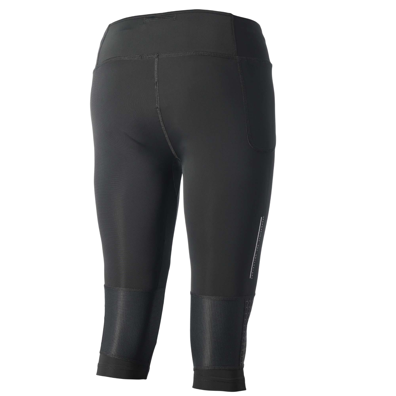 Mico pantalone sportivo a 3/4 da donna X-Performance Run elasticizzato PA00477_007 nero