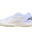 Scarpe da pallavolo Mizuno Lightning Star Z7 modello V1GD230316 colore bianco per junior, 7ª generazione specializzata per giovani pallavolisti, vista interna
