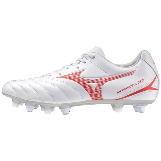 Mizuno scarpa da calcio da uomo Monarcida Neo III Select Mix P1GC242560 bianco-rosso