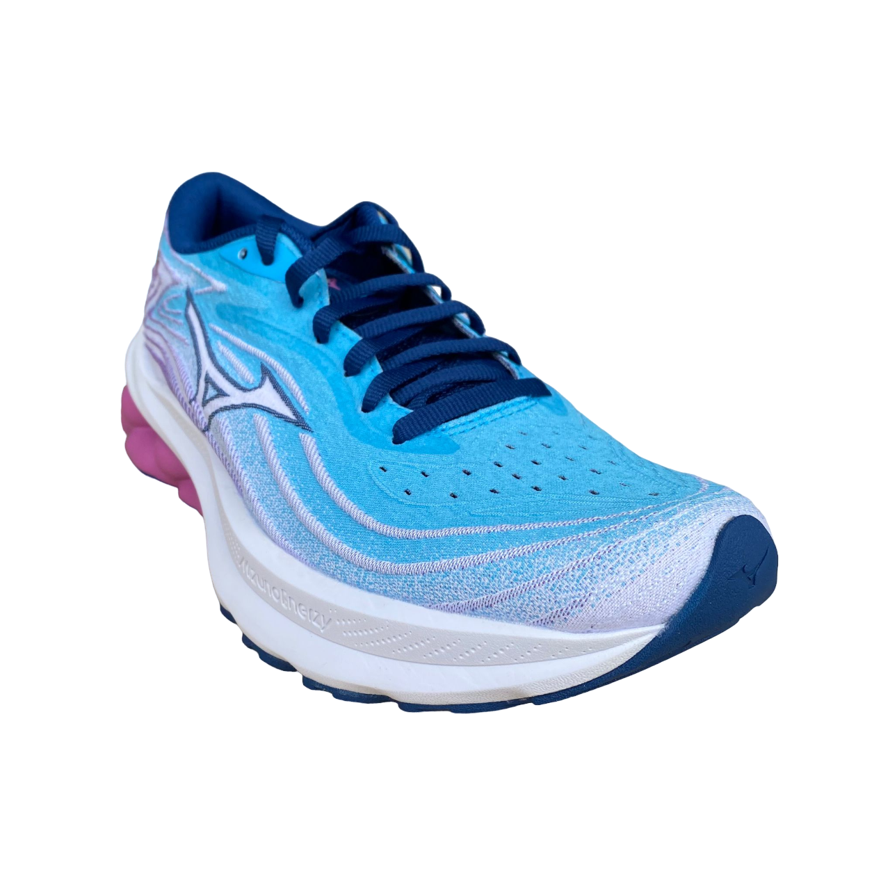 Mizuno women's running shoe Wave Skyrise 5 J1GD240923 light blue hyacinth