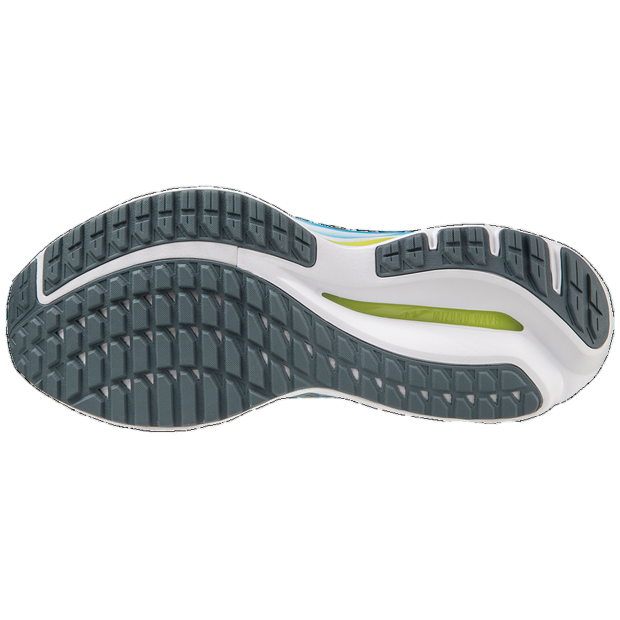 Mizuno anti-pronation men's running shoe Wave Inspire 19 J1GC234451 grey-blue