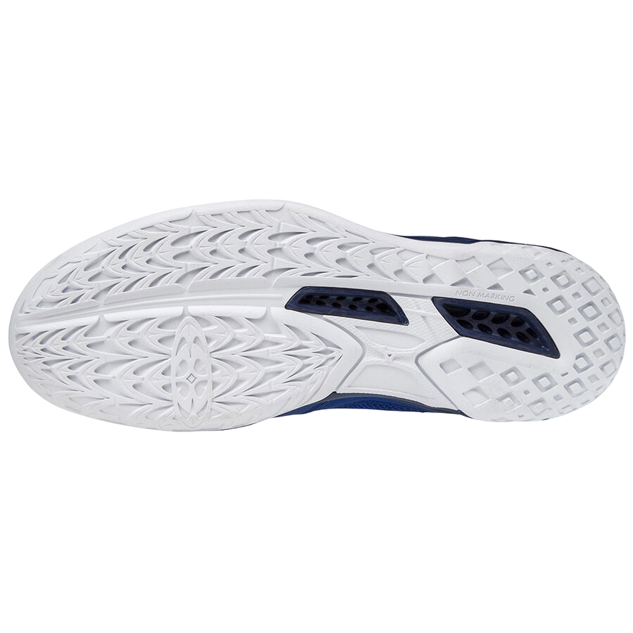 Mizuno boys' volleyball shoe Lightning Star Jr V1GD193020 blue white