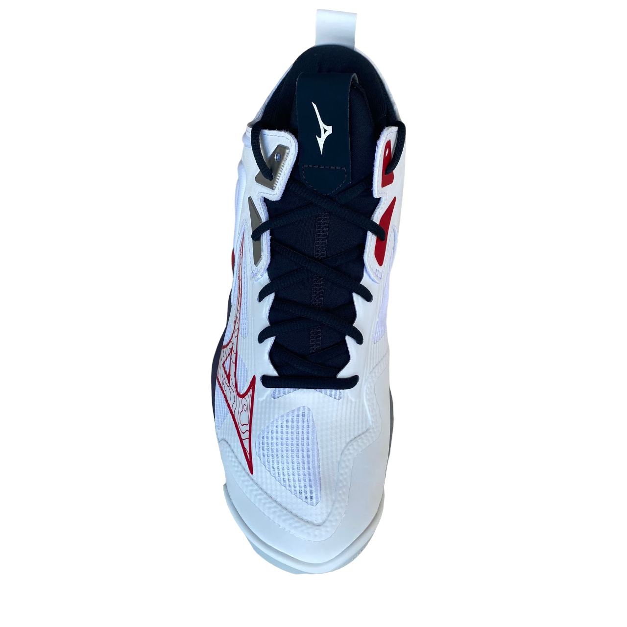 Mizuno scarpa da pallavolo da uomo Wave Momentum 3 Mid V1GA231796 bianco-salsa-nero