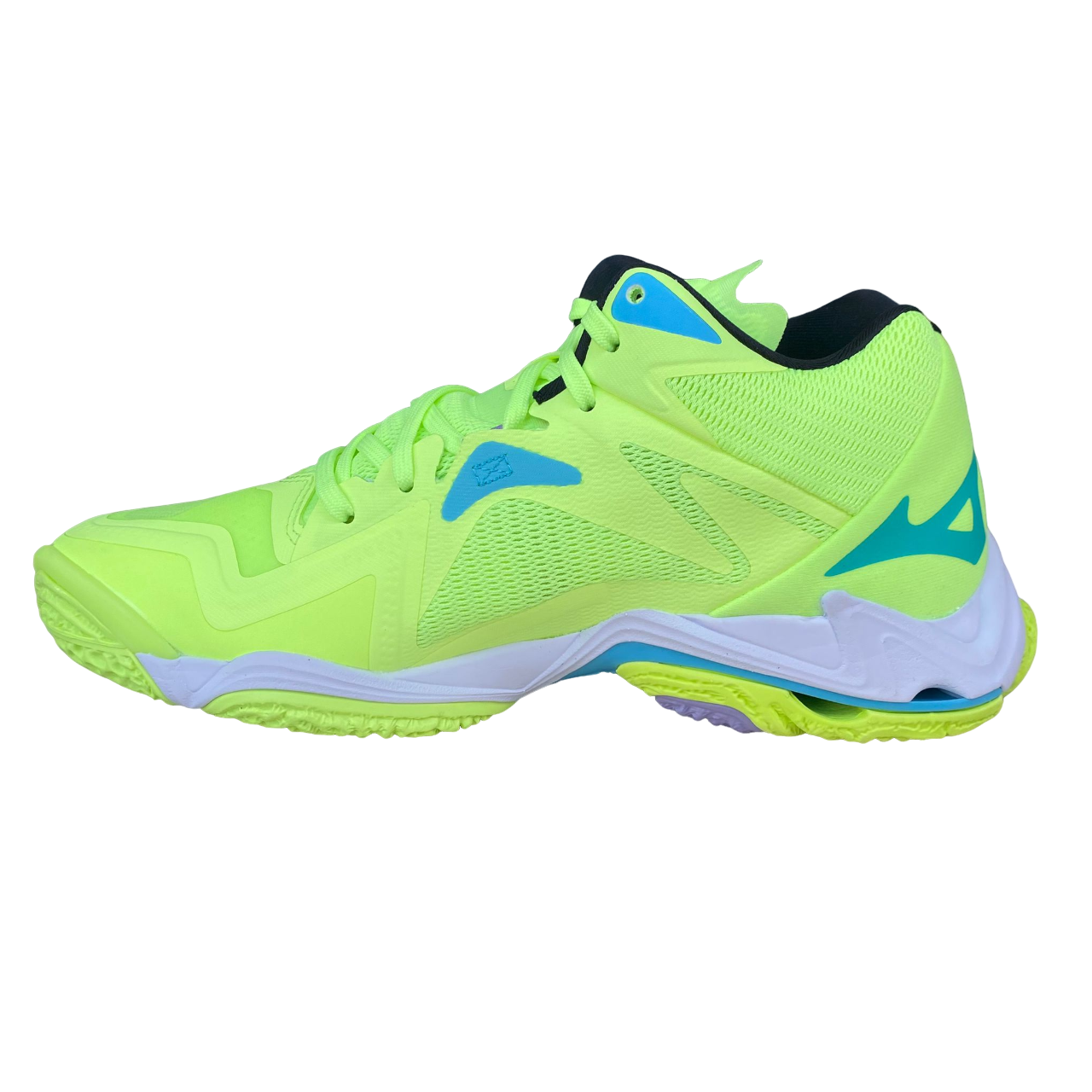 Mizuno scarpa da uomo da pallavolo Wave Lightning Z8 Mid V1GA240511 lime-nero