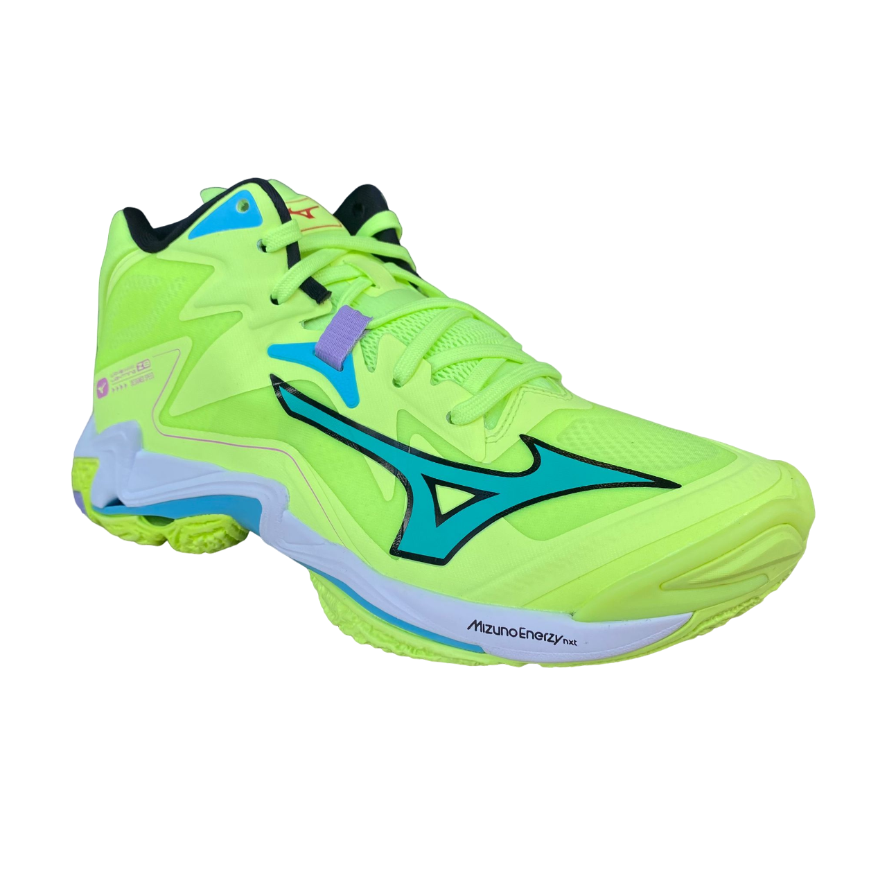Mizuno scarpa da uomo da pallavolo Wave Lightning Z8 Mid V1GA240511 lime-nero