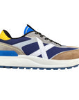 Munich Dinamix 09 8862009 Sneakers Uomo Blu-Beige Urbane Vista Laterale