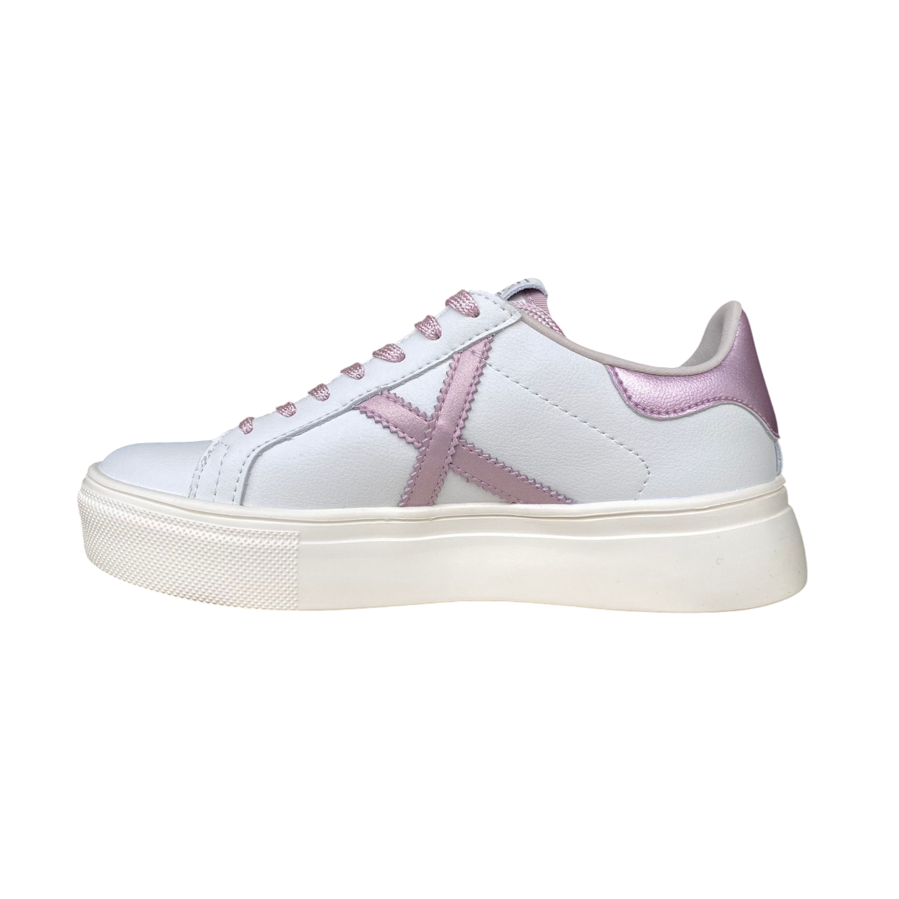 Munich scarpa sneakers da donna Rete Sky 76 8085076 bianco-rosa