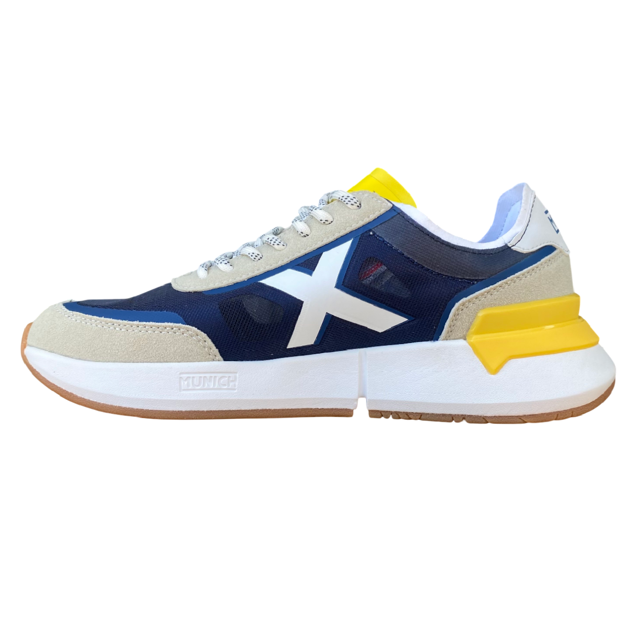 Munich scarpa sneakers da uomo Versus LS 4173 101 blu-beige