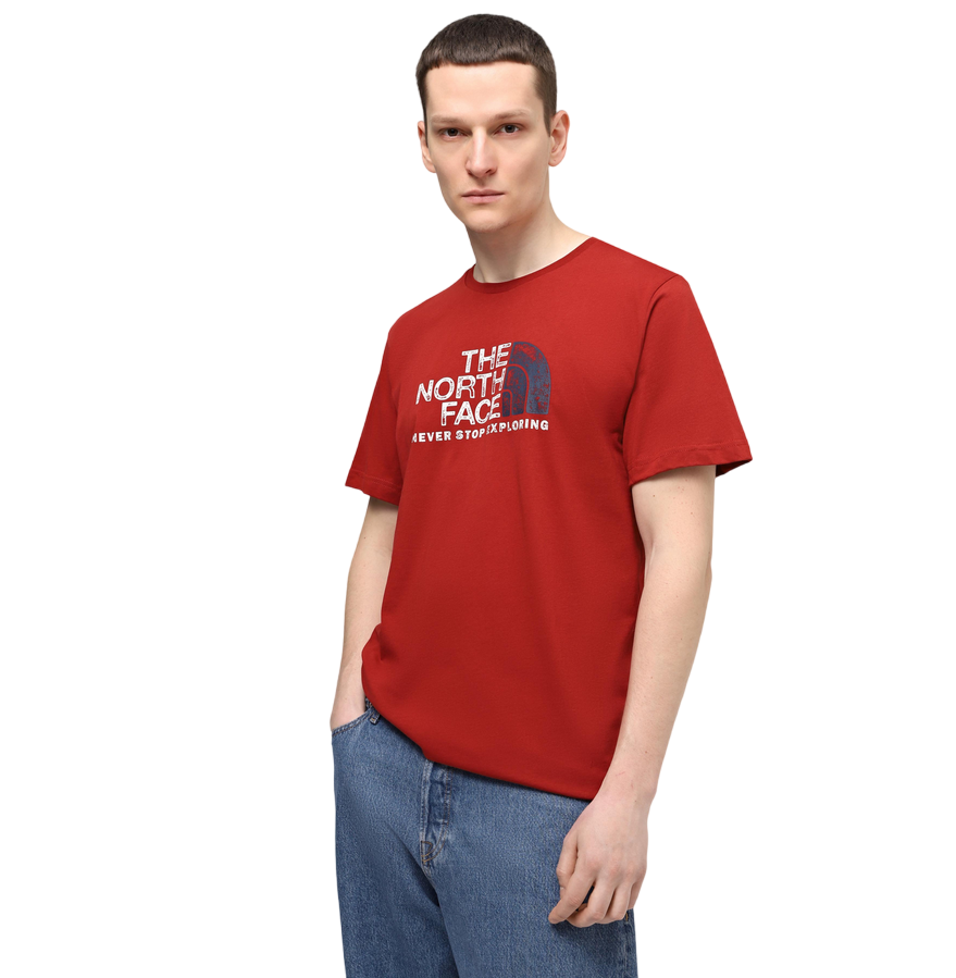 The North Face maglietta manica corta da uomo Rust 2 ruggine