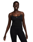 Nike Canotta aderente con spalline sottili FN3685-010 nero