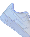 Nike DD8959-100 Air Force 1 '07 Bianco - Sneakers Donna Stile Iconico - vista frontale swoosh