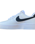 Nike DD8959-103 Air Force 1 '07 Bianco Nero - Sneakers Donna Stile Iconico - vista frontale interna