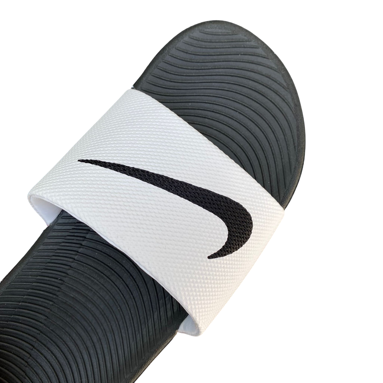 Nike Kawa Slide 819352-100 - Ciabatte Comfort Ragazzi | Sportiamo - vista frontale punta