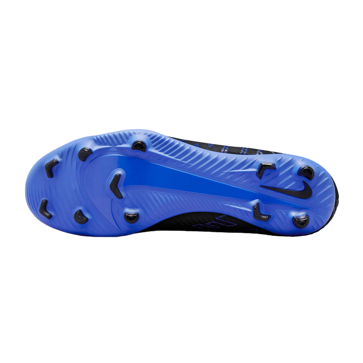 Nike scarpa da calcio da uomo Vapor 15 Club FG/MG DJ5963-040 nero-azzurro 7