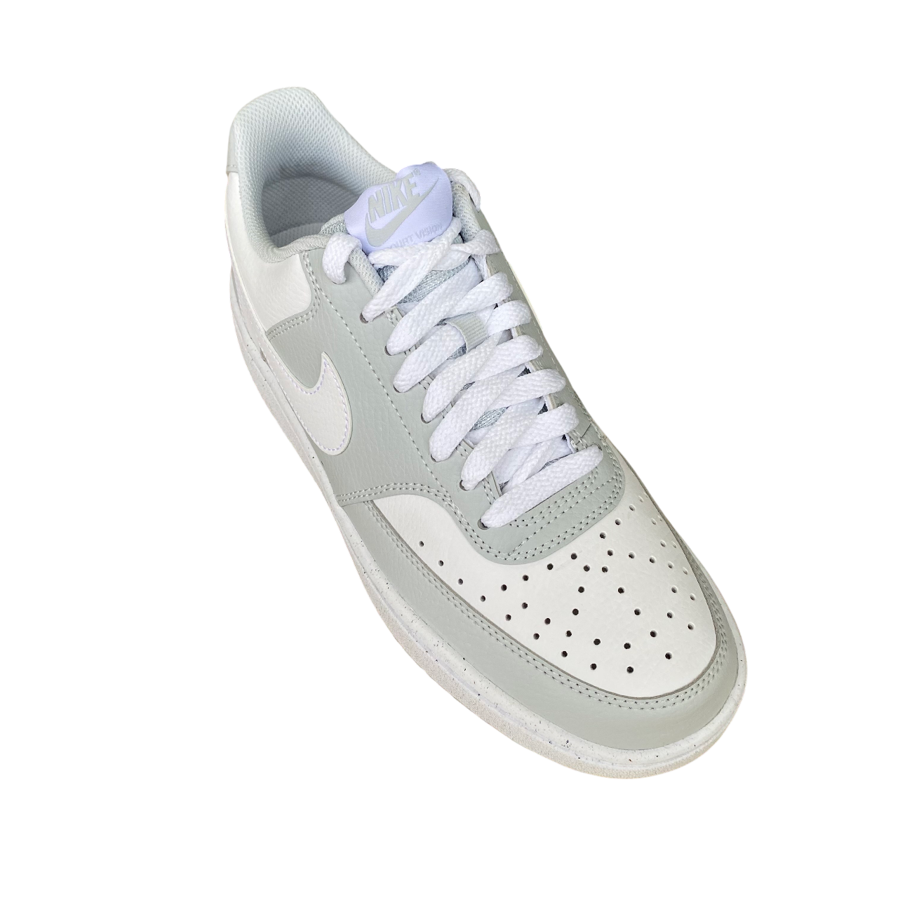 Nike scarpa sneakers da uomo Court Vision Lo HM9862 002 grigio platino-bianco