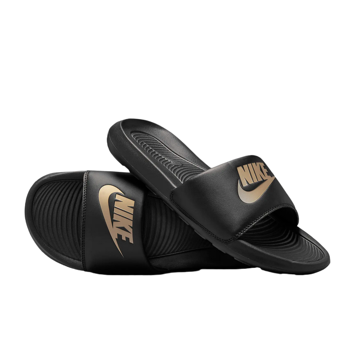 Nike ciabatta mare o piscina da adulto Victory One Slide CN9675 006 nero-oro