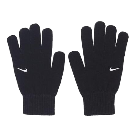 Nike guanto con logo Swoosh Knit N1000667010 nero
