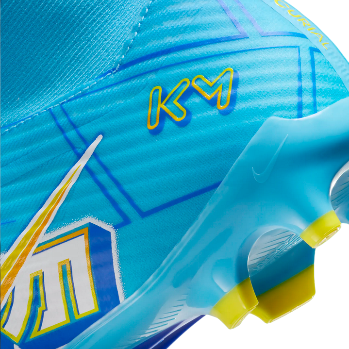 Nike scarpa da calcio da uomo Zoom Superfly 9 Acad KM FG/MG DO9345-400 blu baltico-bianco