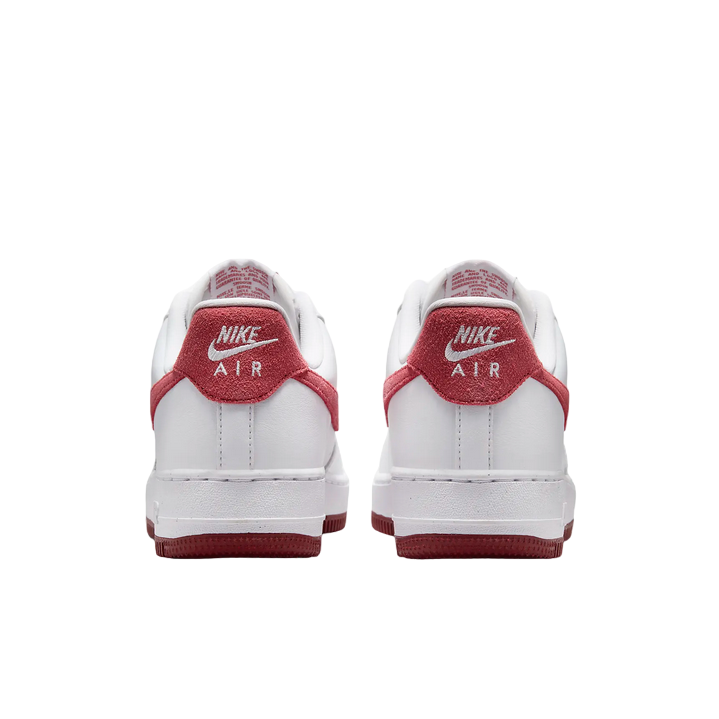 Nike women's sneakers shoe Air Force 1 '07 FQ7626-100 white-light red