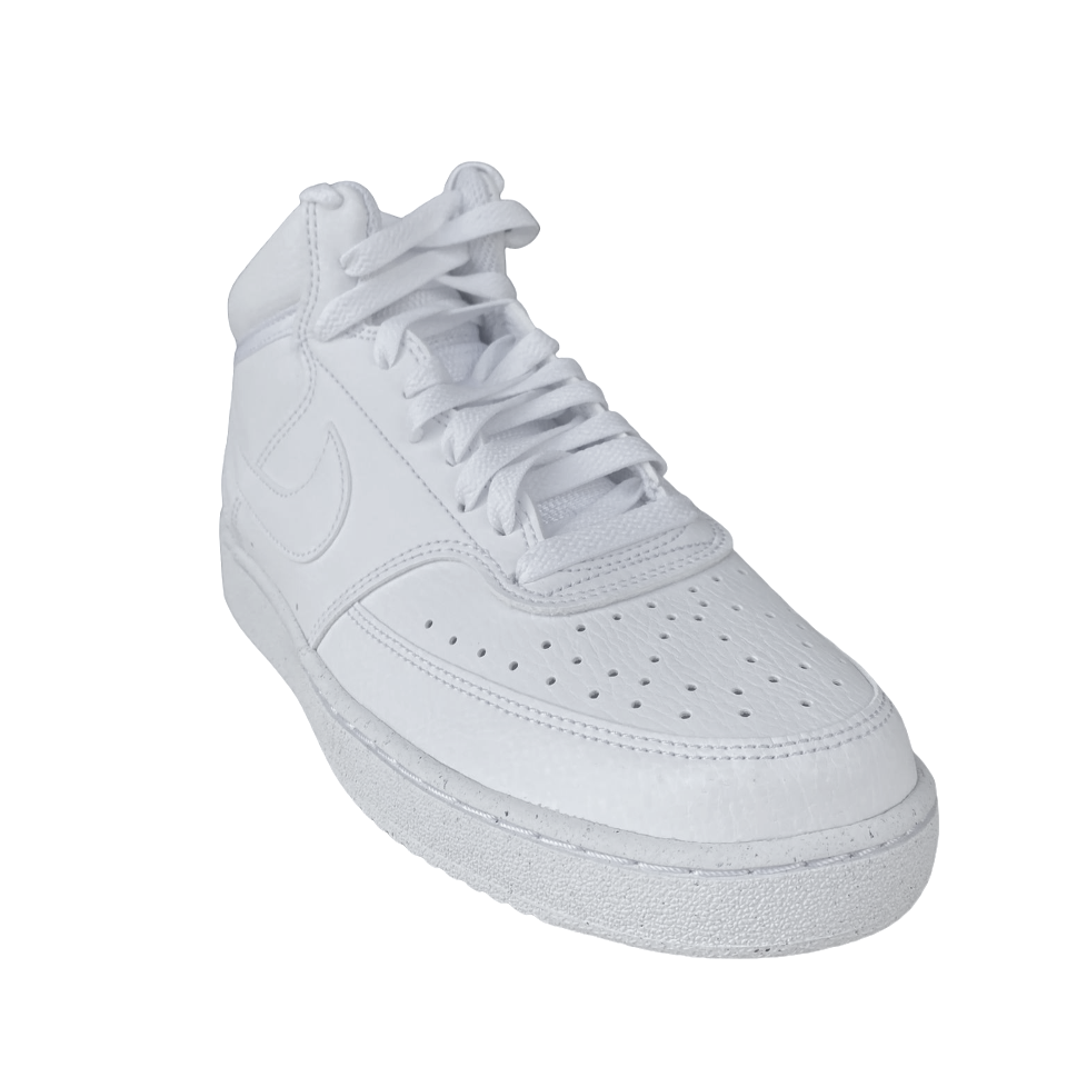 Nike men's sneakers shoe Court Vision Mid Next Nature DN3577 100 white