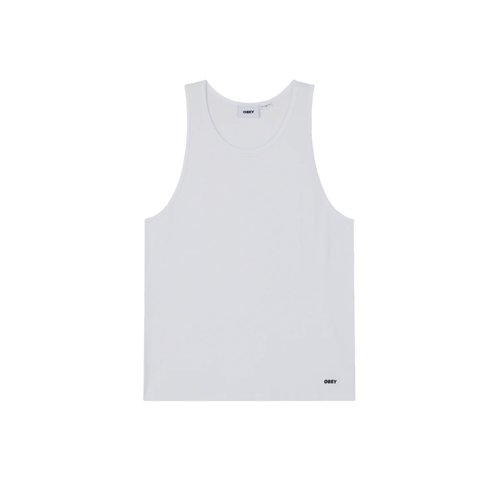 Obey confezione di 2 canotte da uomo Standard 134050061 bianco