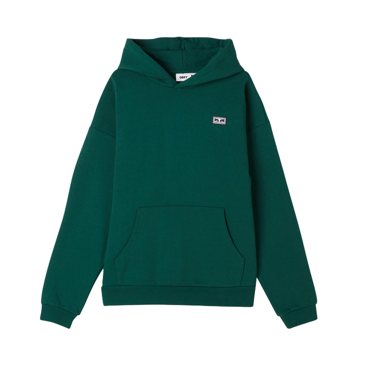 Obey felpa con cappuccio da adulto "Services extra heavy" 112470238 verde