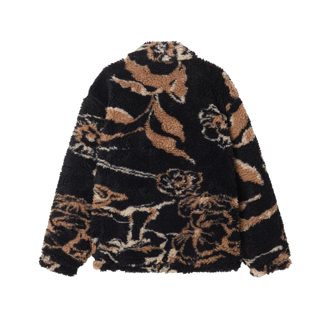 Obey giubbotto in sherpa Mushroom 121800577 blu scuro-multicolore