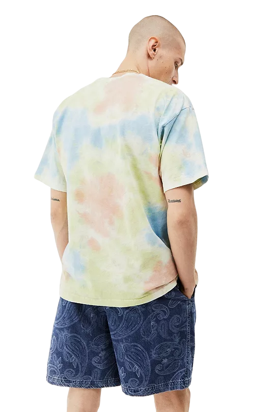 Obey maglietta manica corta da uomo Cast Out Heavyweight Blotch Tie Dye Tee 163132611 colori vari