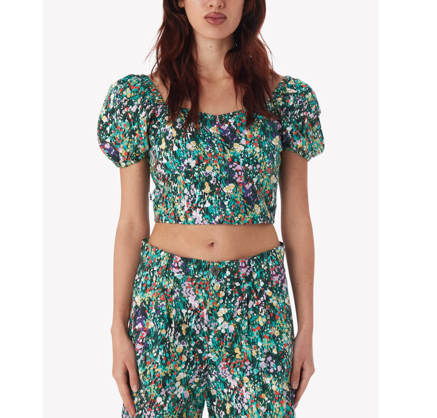 Obey maglietta top da donna Garden 281210117 multicolore