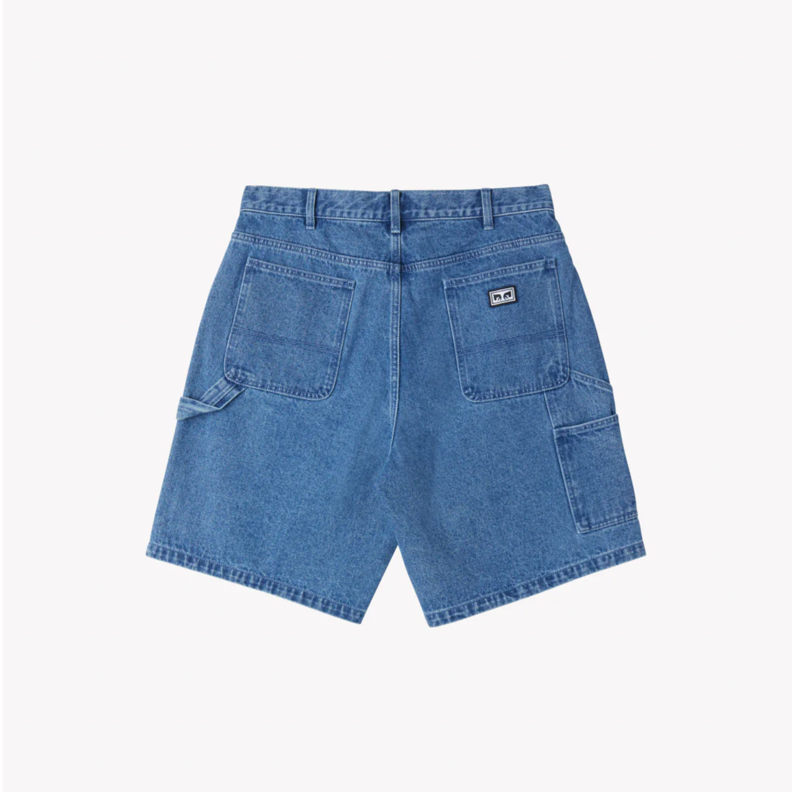 Obey pantaloncino in jeans da uomo Bigwig Carpenter 172100084 blu medio