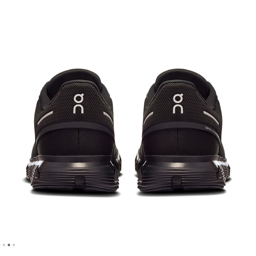 On Scarpa running da uomo Cloud 6 3MF10071043 nero vista tallone
