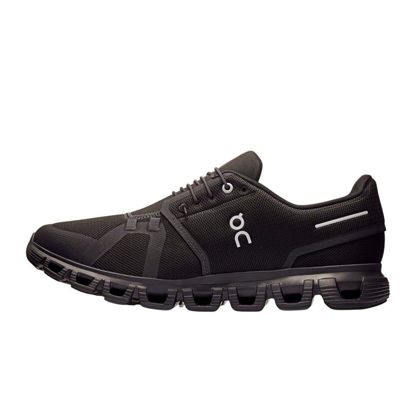 On Scarpa running da uomo Cloud 6 3MF10071043 nero vista laterale interna