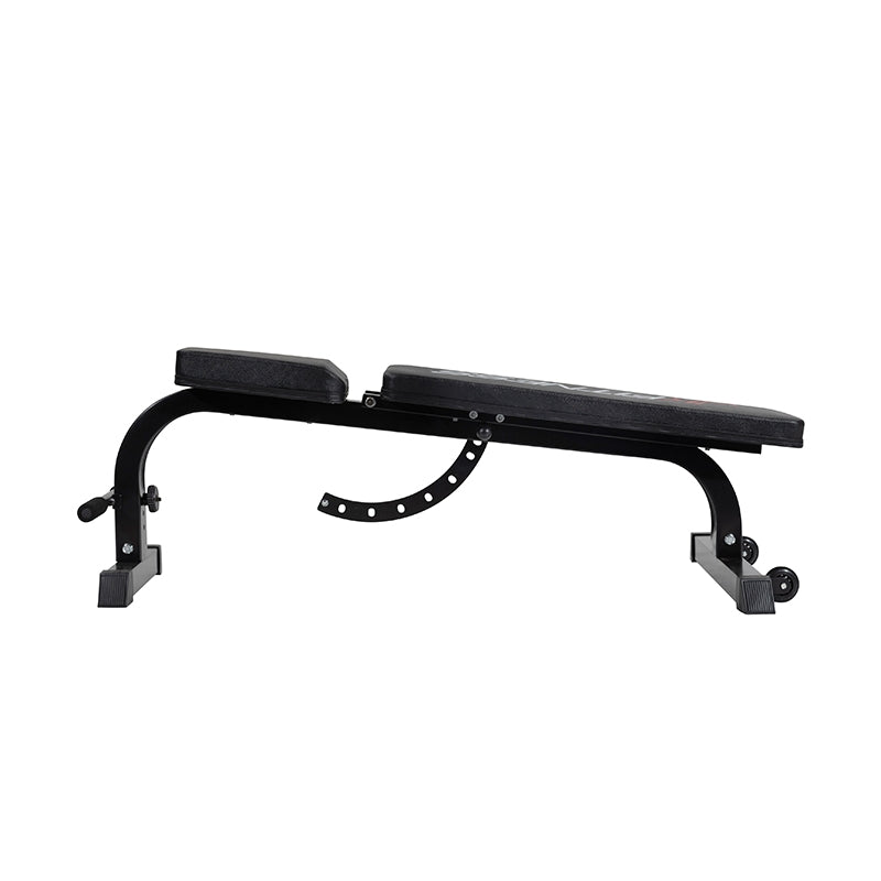 Panca Pesi JK Fitness JK6046 - Vista Laterale con Dettaglio Inclinazioni